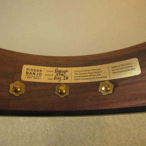 Pisgah Roscoe 12" Openback Banjo - Image 20