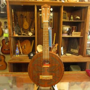 Amahi UKC-LR1 Aztec 1, Round Body Ukulele, Concert Size