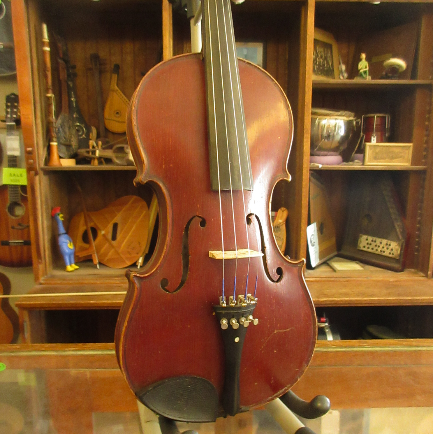 Unlabeled German 4/4 Violin - Image 4