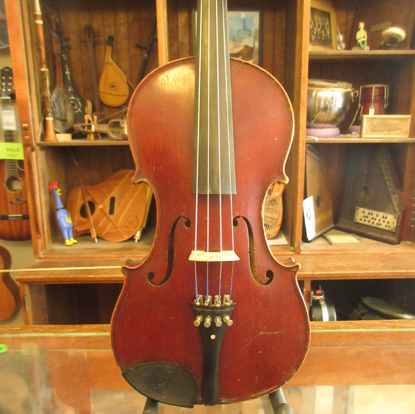 Unlabeled German 4/4 Violin - Image 5