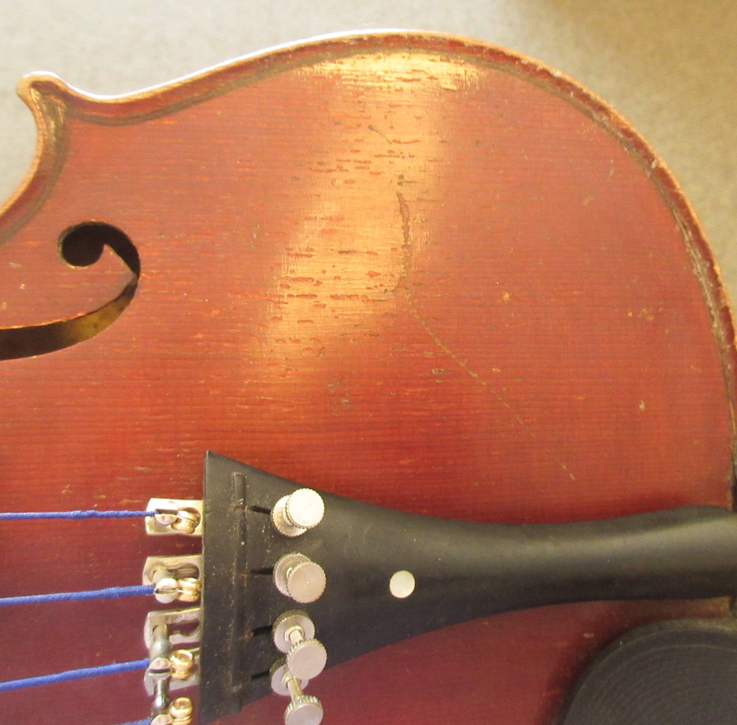 Unlabeled German 4/4 Violin - Image 14