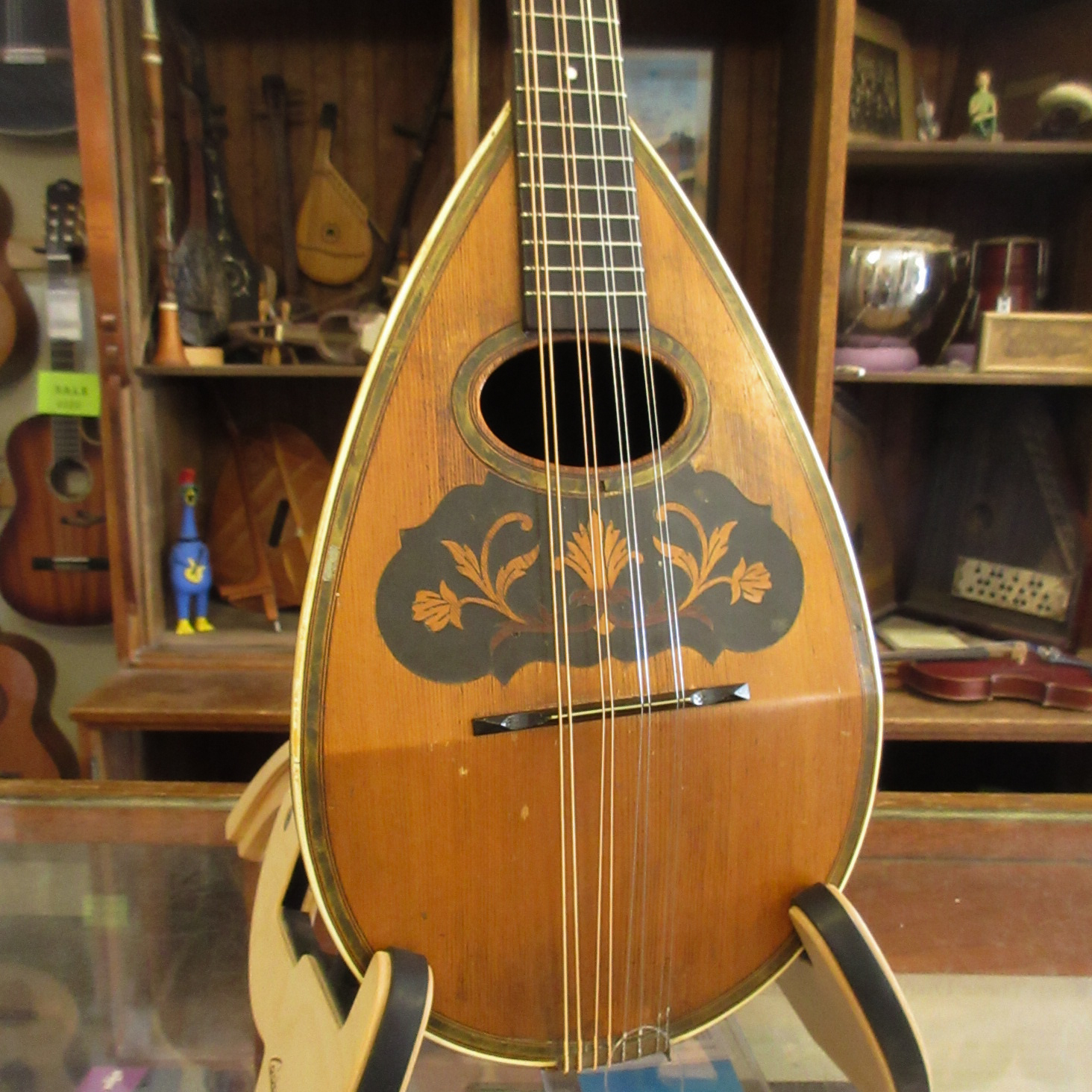 Unlabeled Bowlback Mandolin c.1910's - Image 4