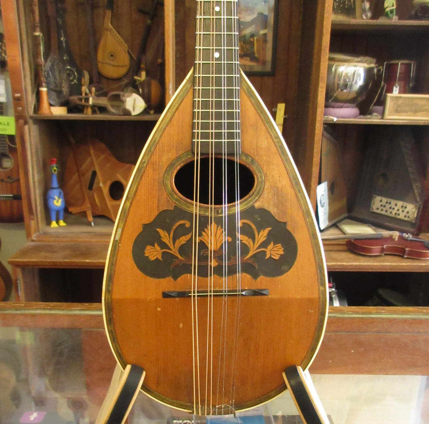 Unlabeled Bowlback Mandolin c.1910's - Image 5