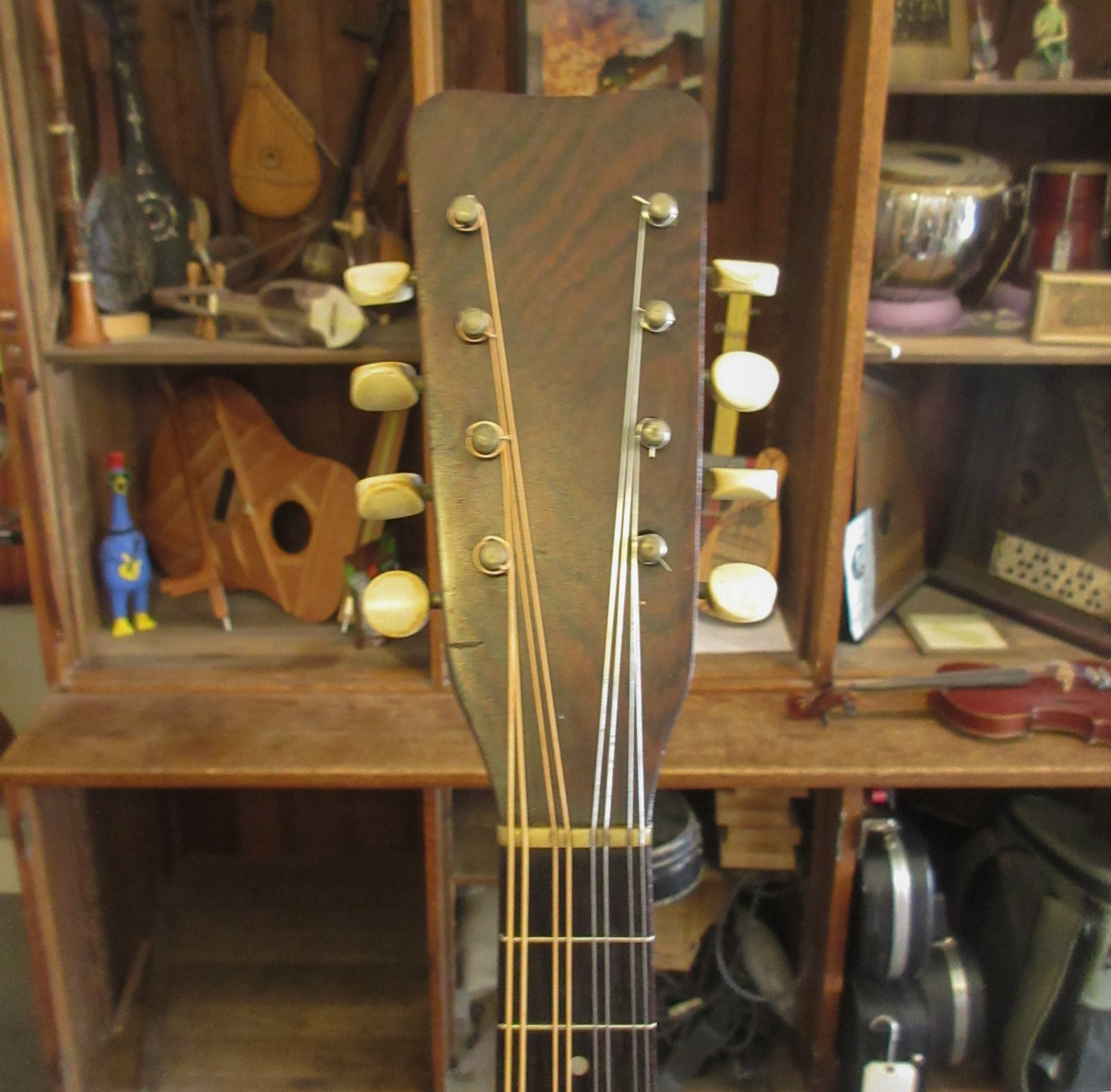 Unlabeled Bowlback Mandolin c.1910's - Image 7