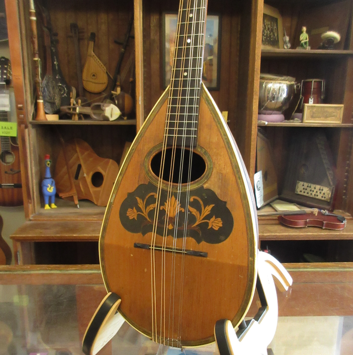 Unlabeled Bowlback Mandolin c.1910's - Image 6