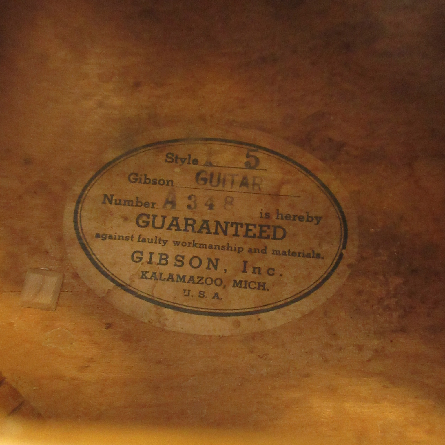 Gibson L-5 Archtop Blonde 1948 - Image 39