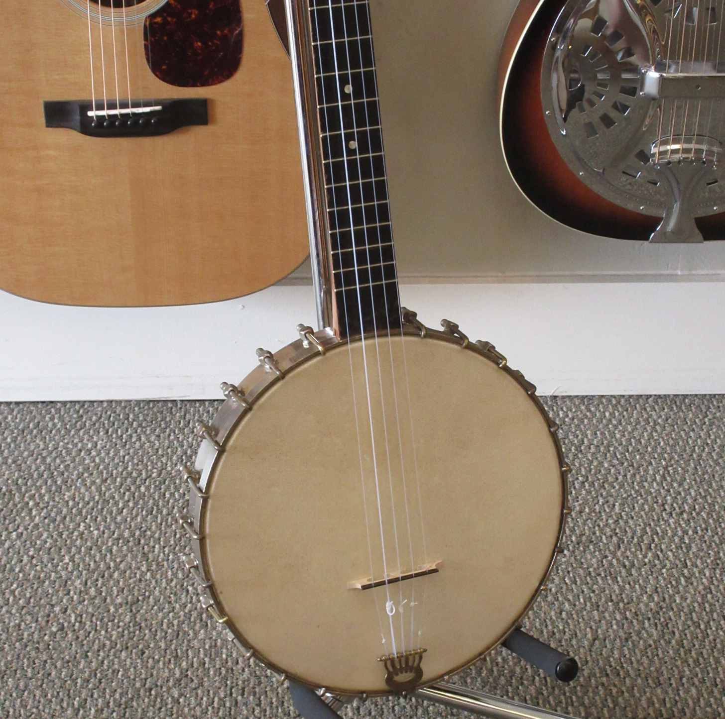 Lyon and Healy Openback Banjo c.1900 - Image 4