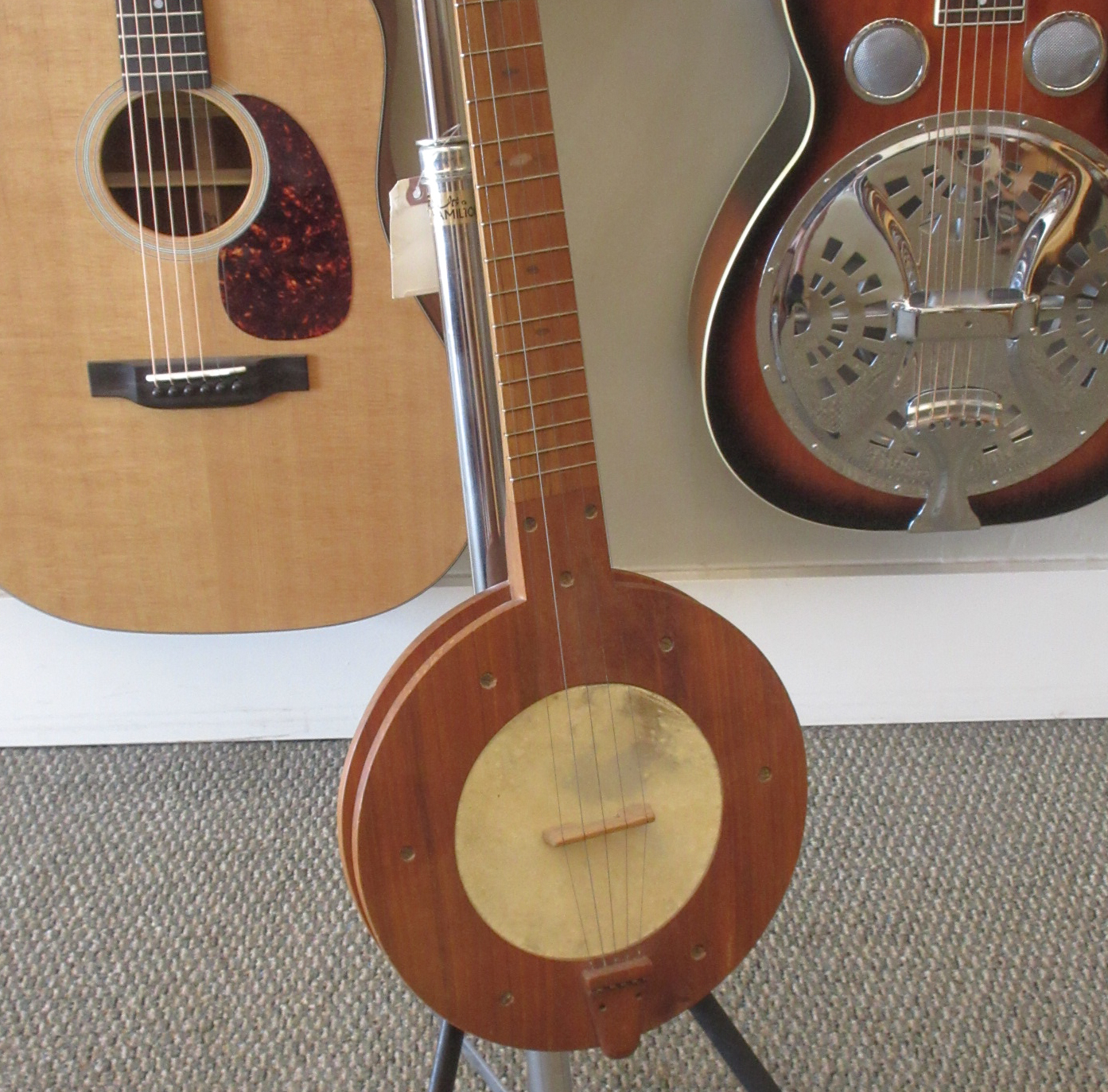 Stanley Hicks/David Love Fretted Folk Banjo 1980 - Image 4