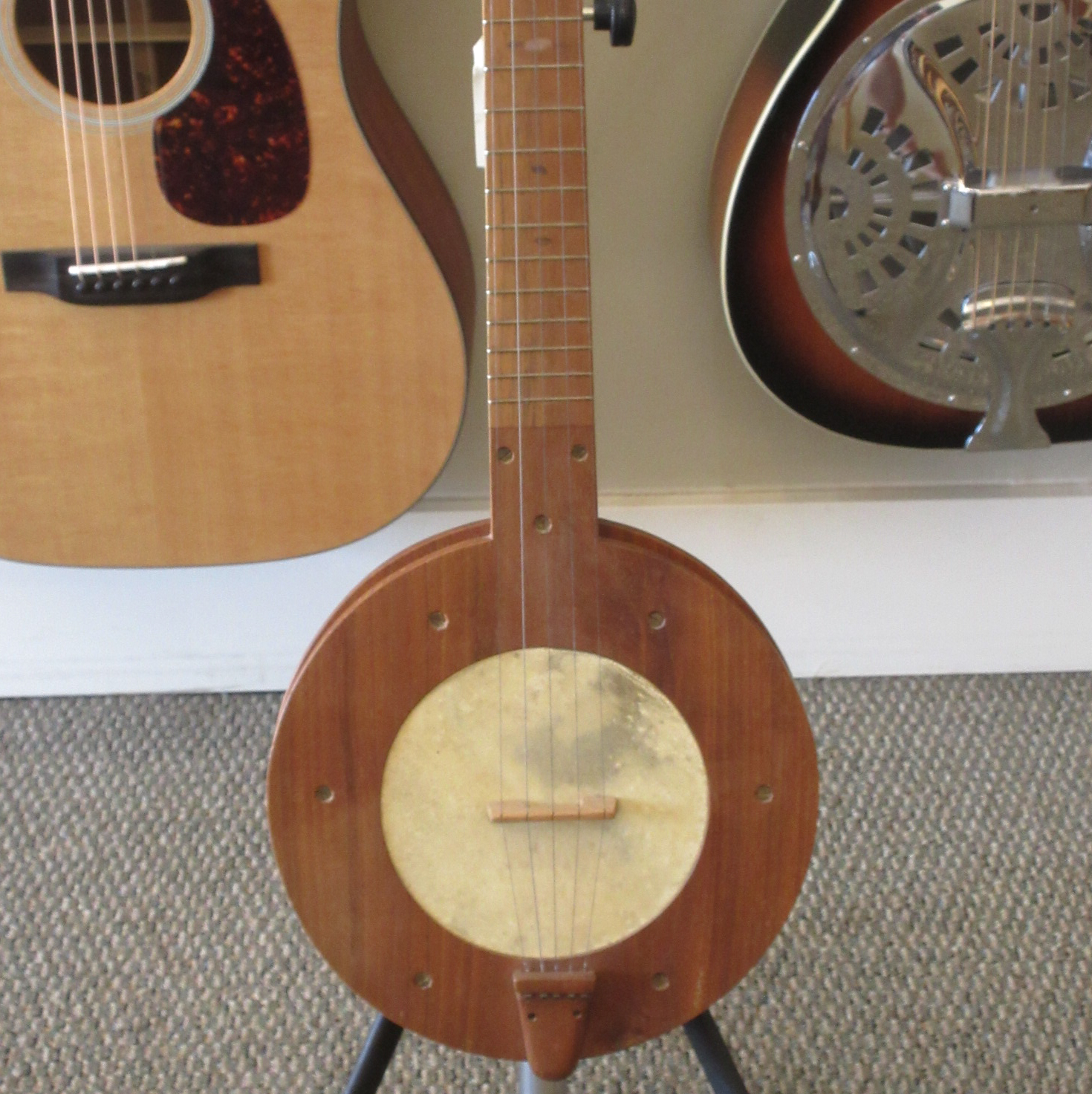 Stanley Hicks/David Love Fretted Folk Banjo 1980 - Image 5