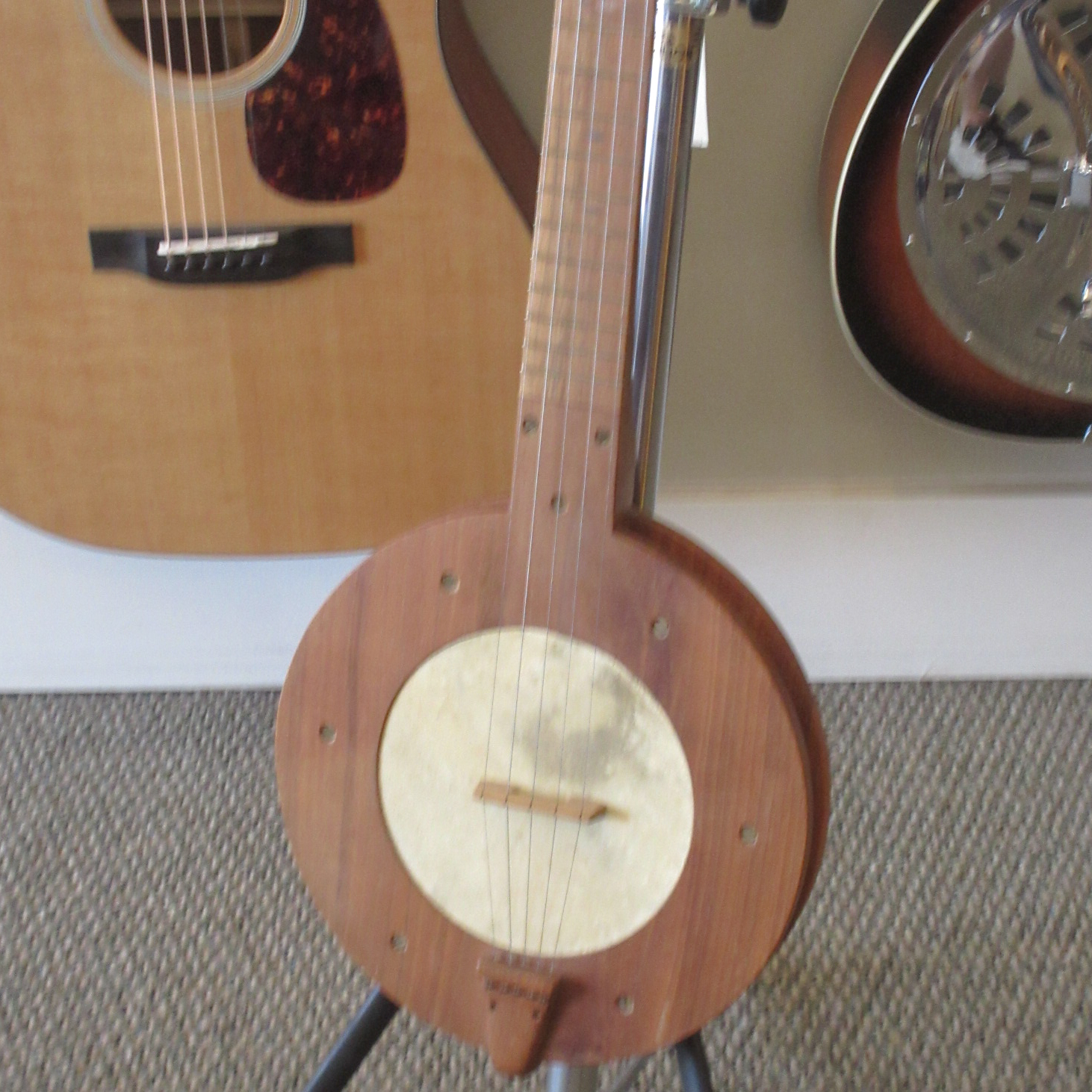 Stanley Hicks/David Love Fretted Folk Banjo 1980 - Image 6