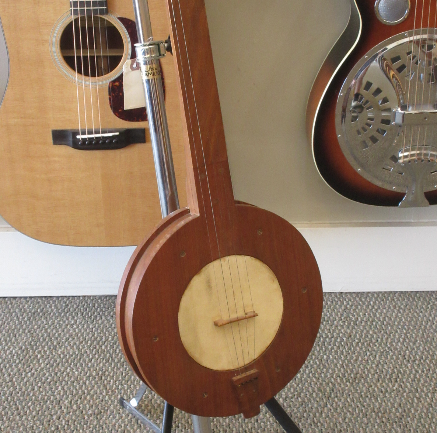 Stanley Hicks Fretless Folk Banjo 1974 - Image 4