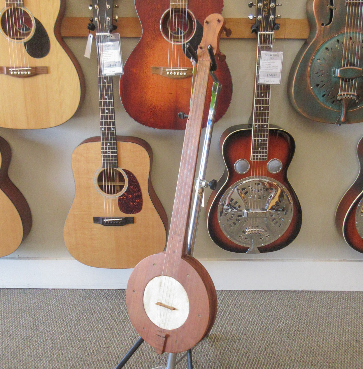 Stanley Hicks Fretless Folk Banjo 1974 - Image 3