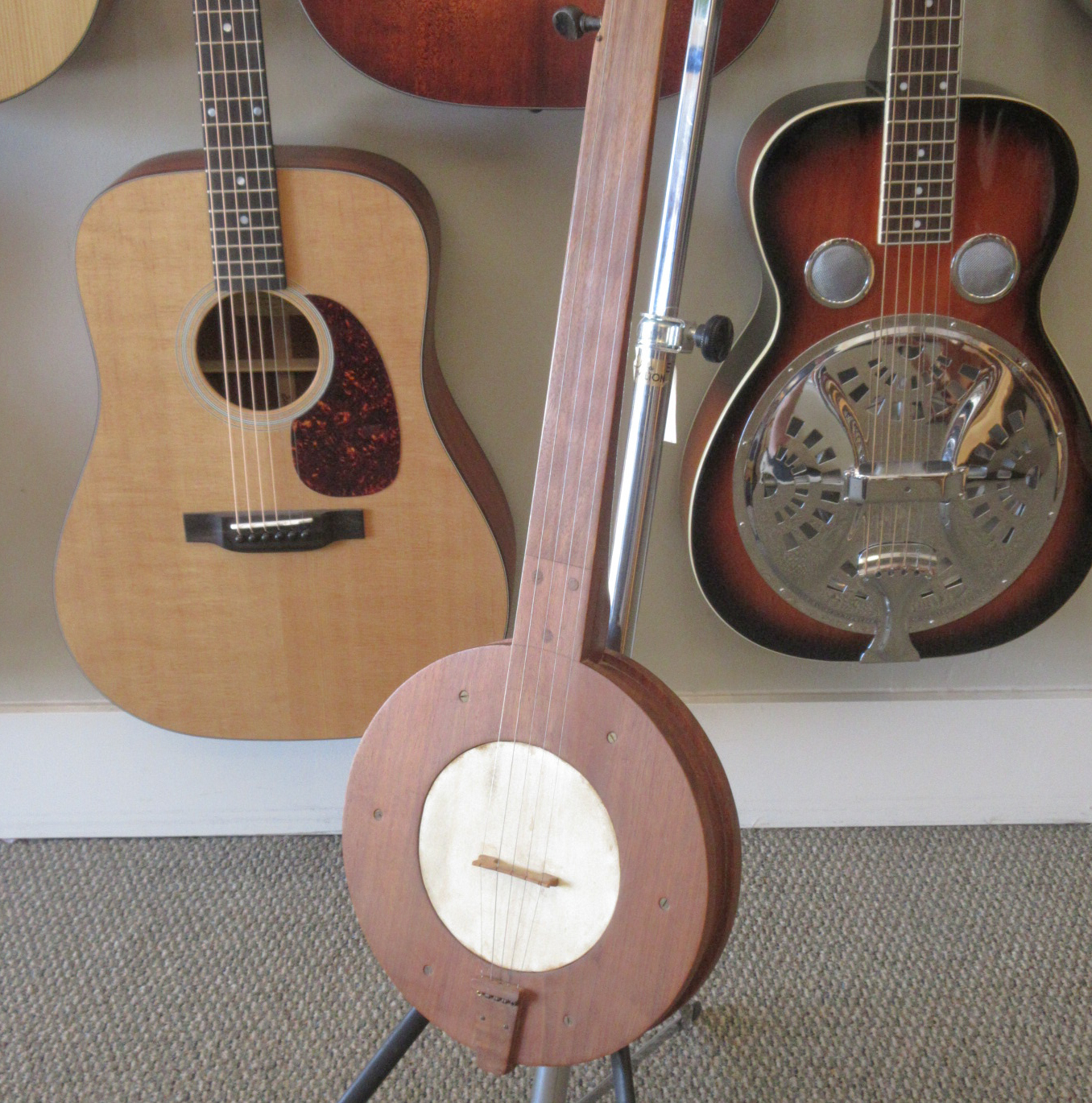Stanley Hicks Fretless Folk Banjo 1974 - Image 6