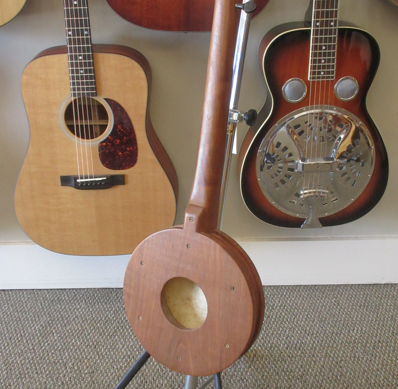 Stanley Hicks Fretless Folk Banjo 1974 - Image 11