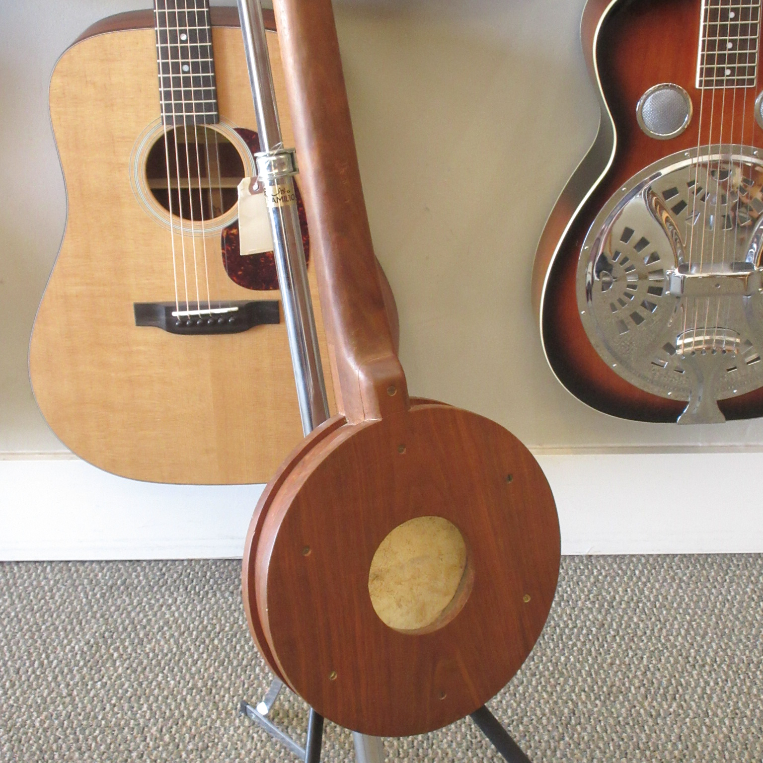 Stanley Hicks Fretless Folk Banjo 1974 - Image 10