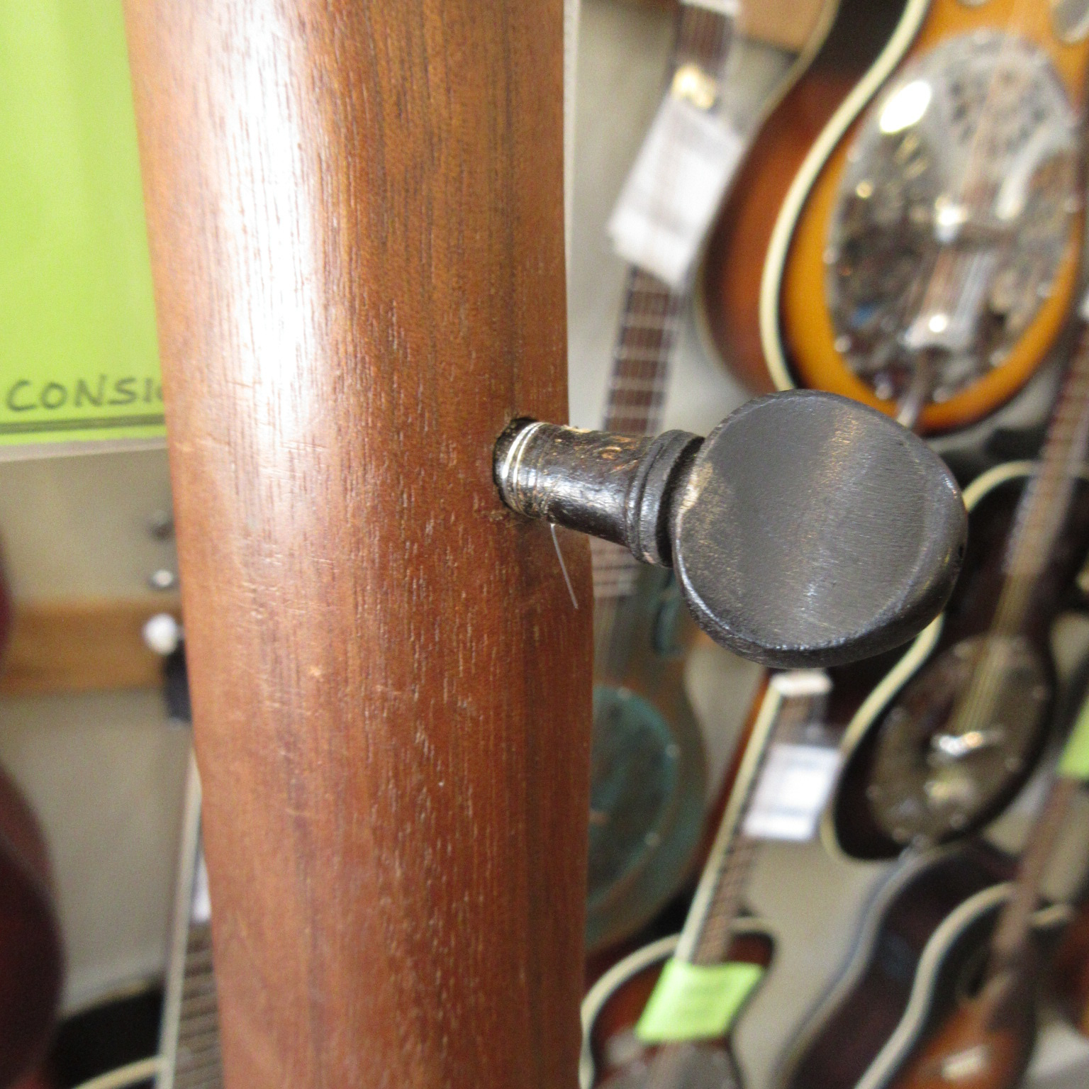 Stanley Hicks Fretless Folk Banjo 1974 - Image 13