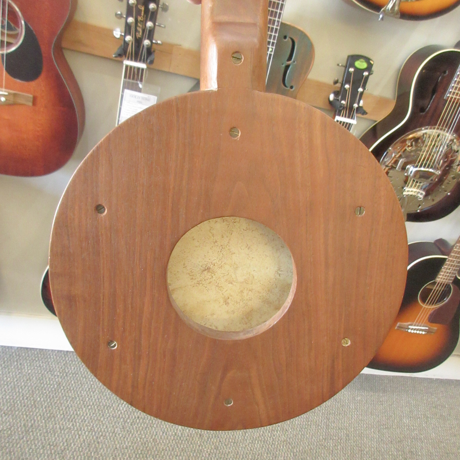 Stanley Hicks Fretless Folk Banjo 1974 - Image 14