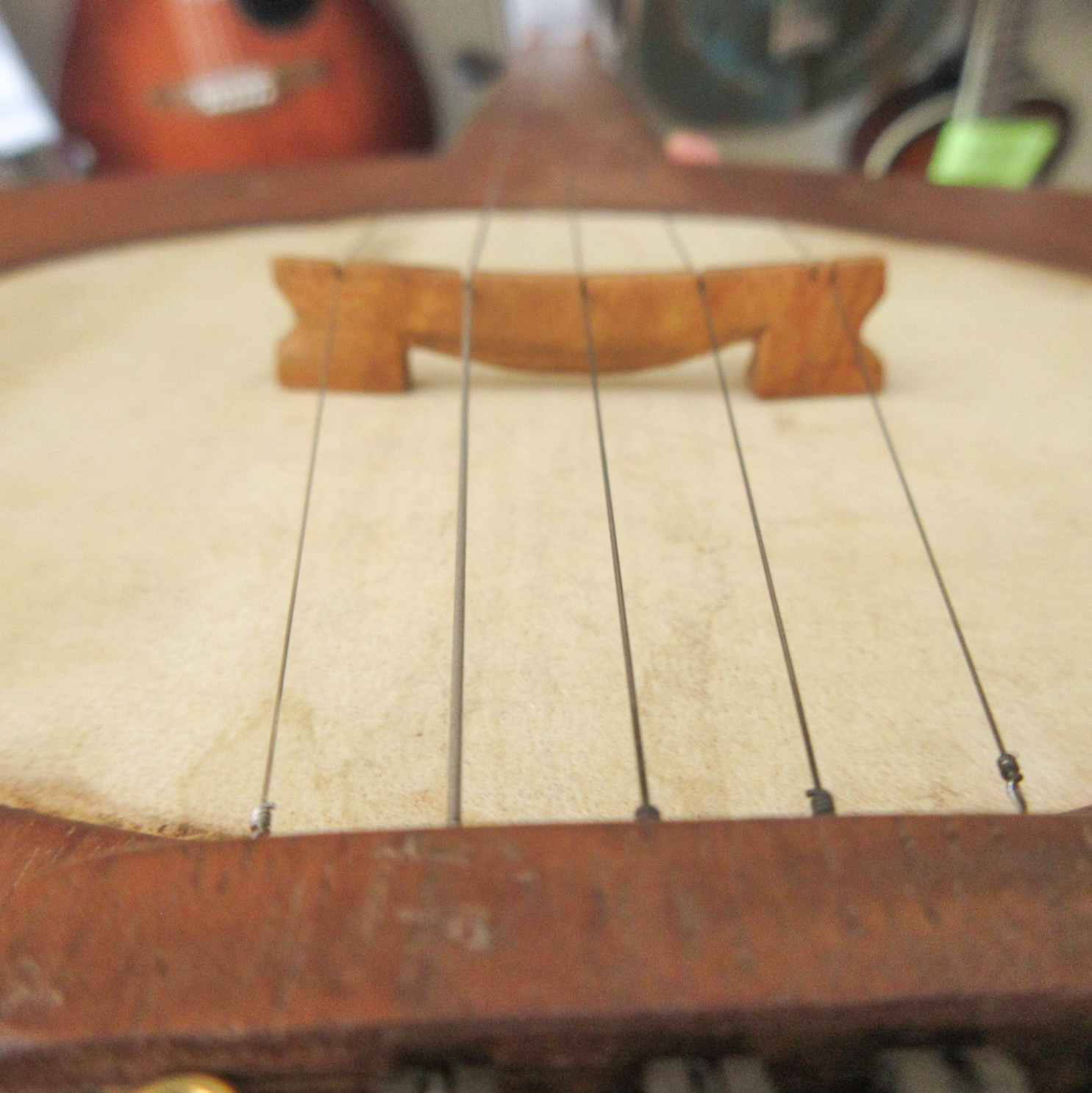 Stanley Hicks Fretless Folk Banjo 1974 - Image 17