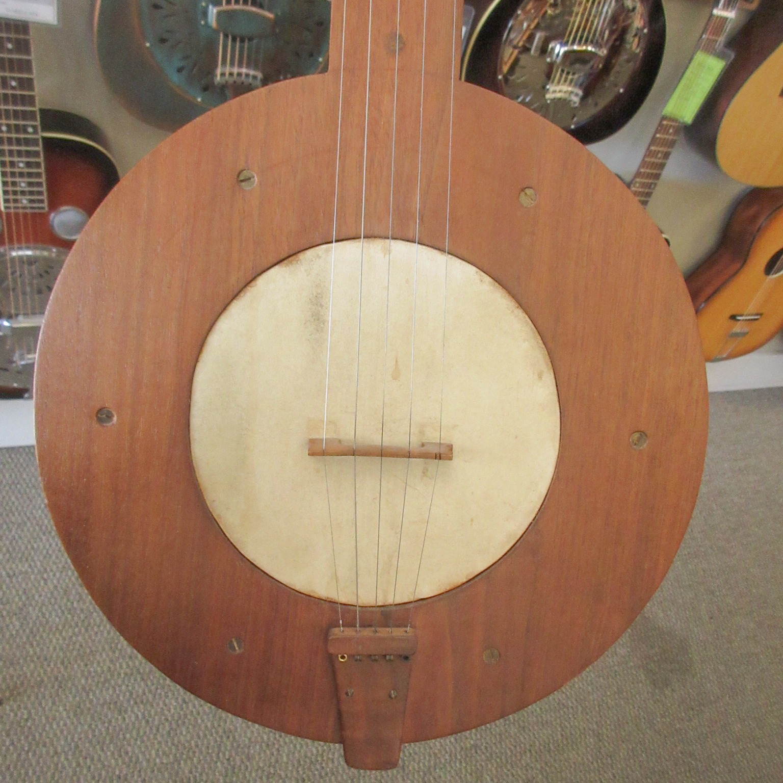 Stanley Hicks Fretless Folk Banjo 1974 - Image 15