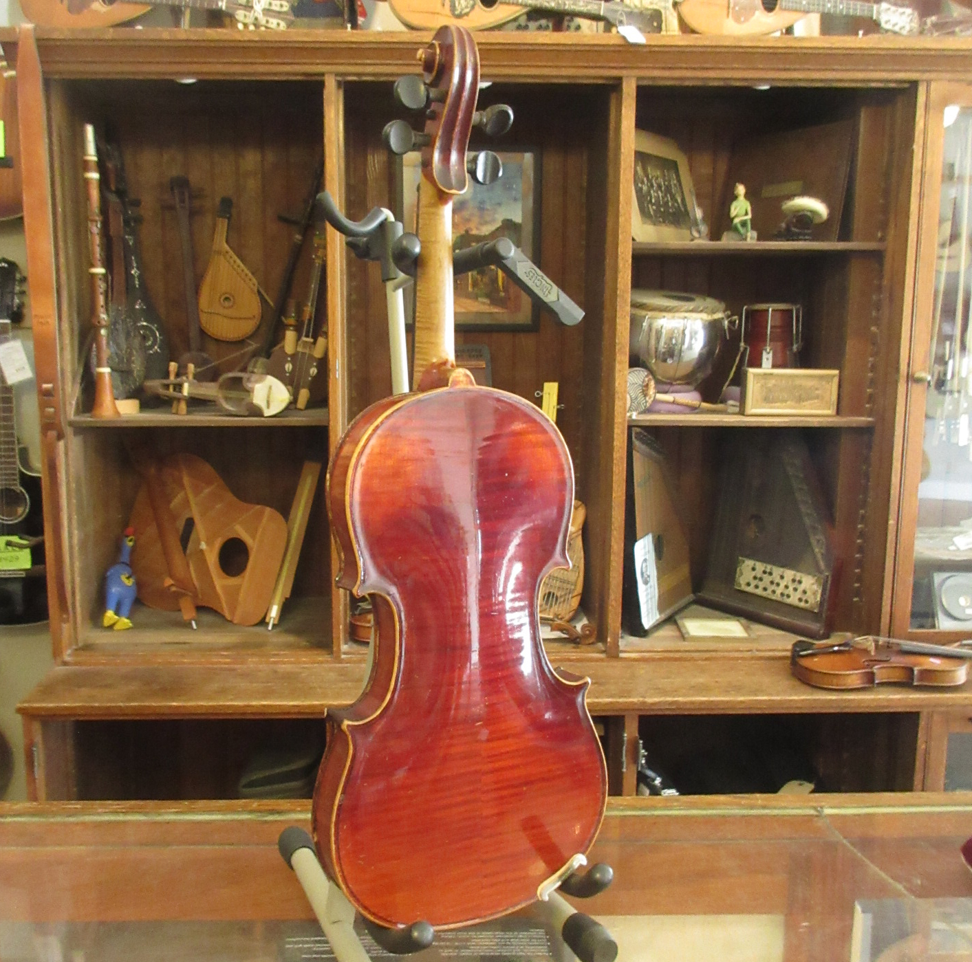 Unlabeled German 4/4 Violin - Image 8