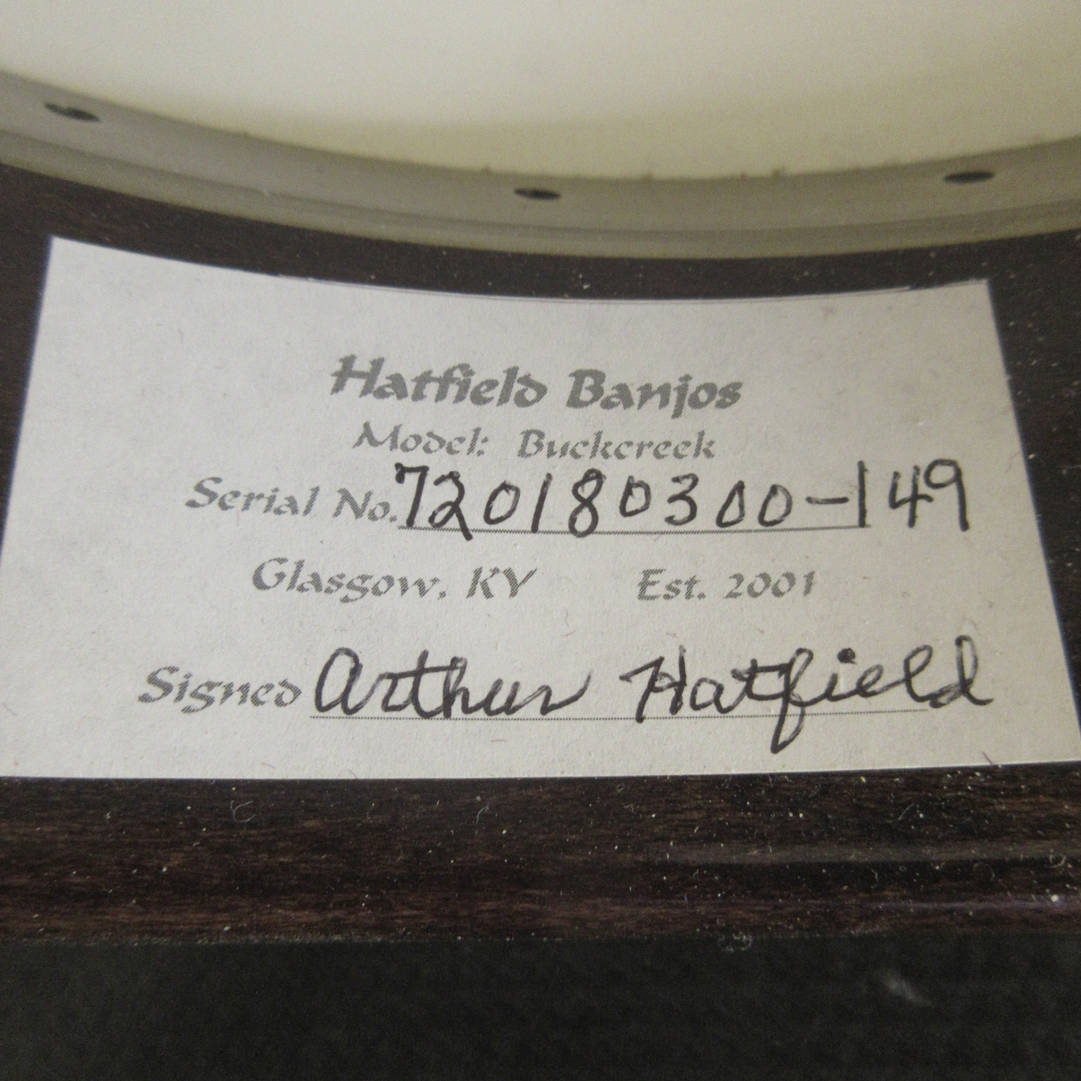 Hatfield Buck Creek 5-String Banjo 2018 - Image 23