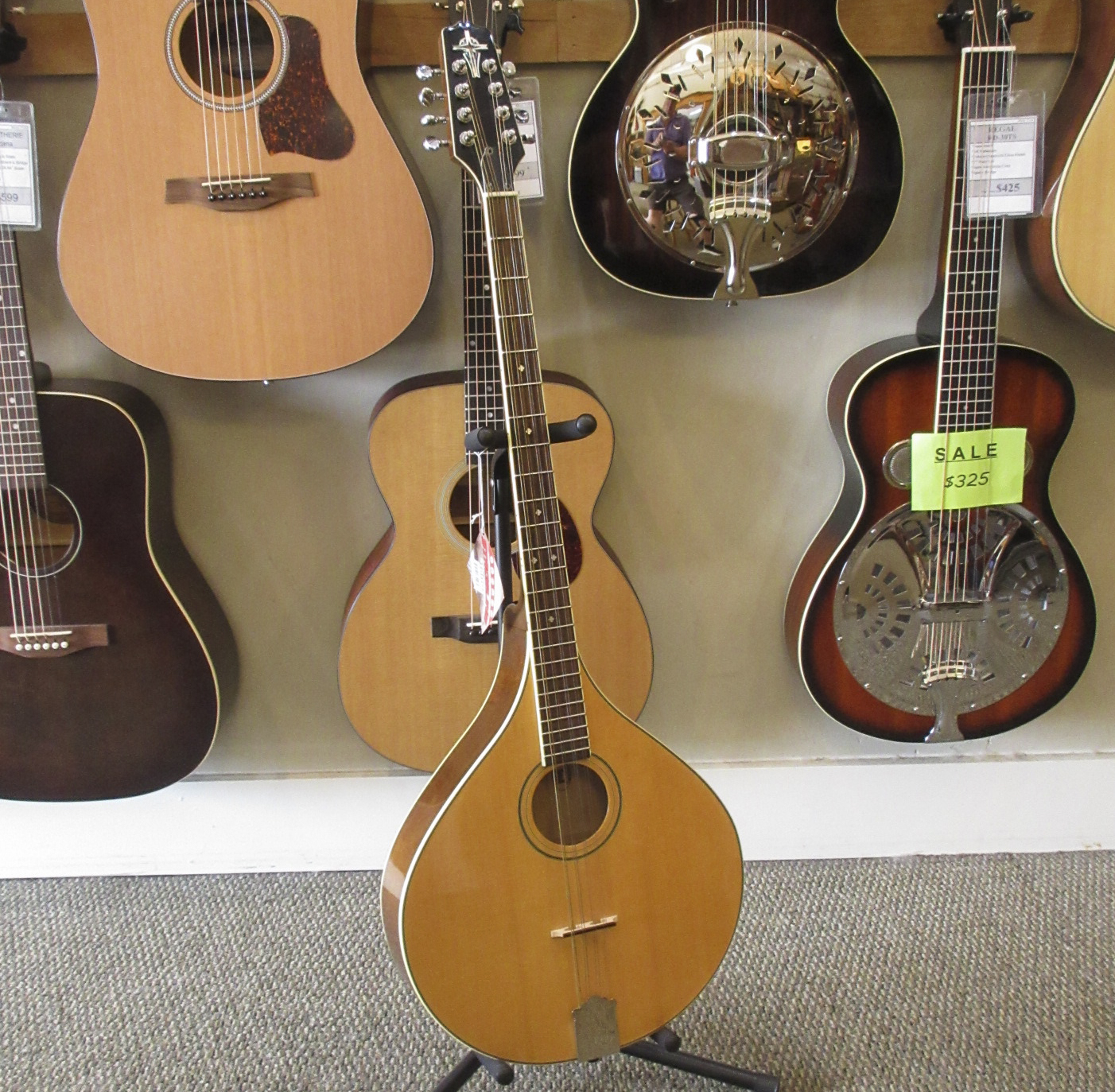 Trinity College TM-375 Standard Irish Bouzouki - Natural Top - Image 2