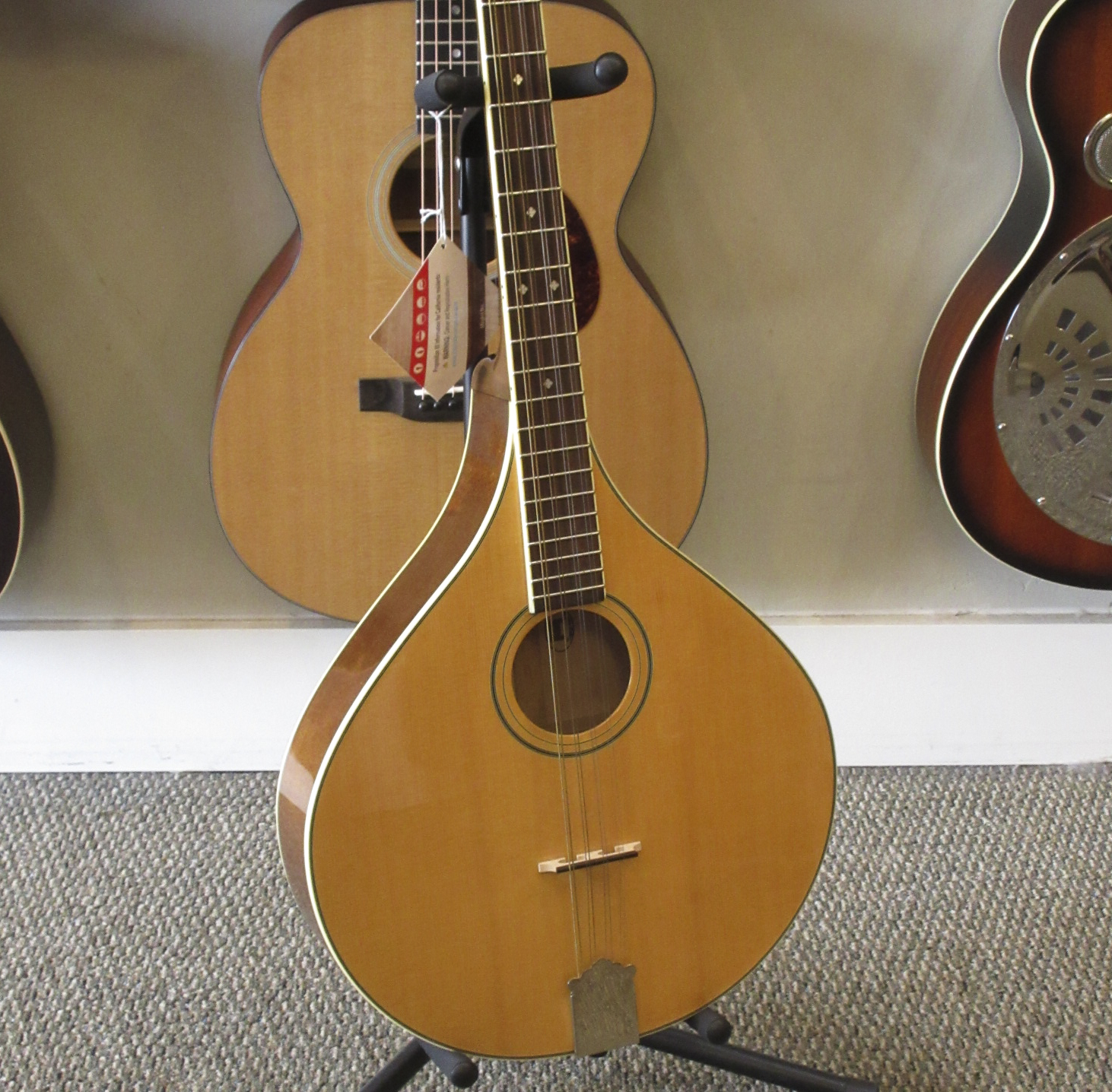Trinity College TM-375 Standard Irish Bouzouki - Natural Top - Image 4
