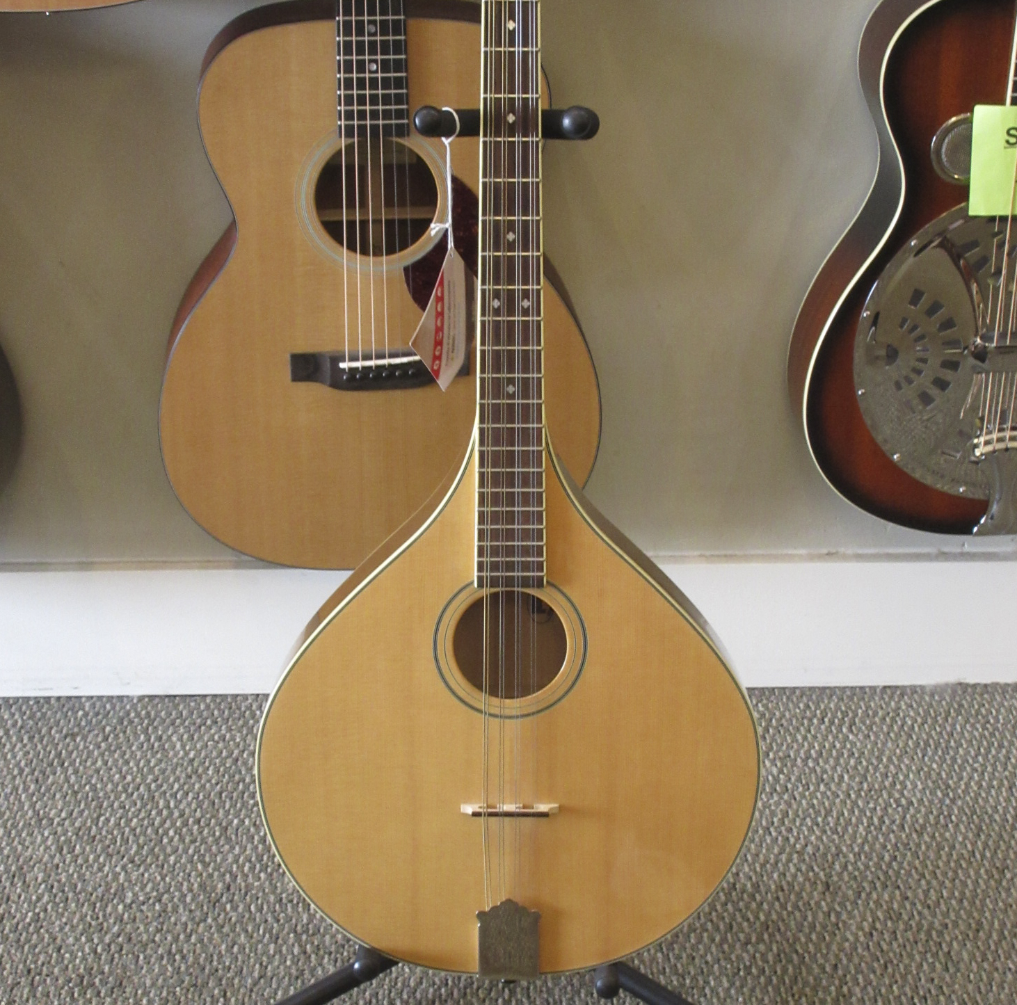 Trinity College TM-375 Standard Irish Bouzouki - Natural Top - Image 5