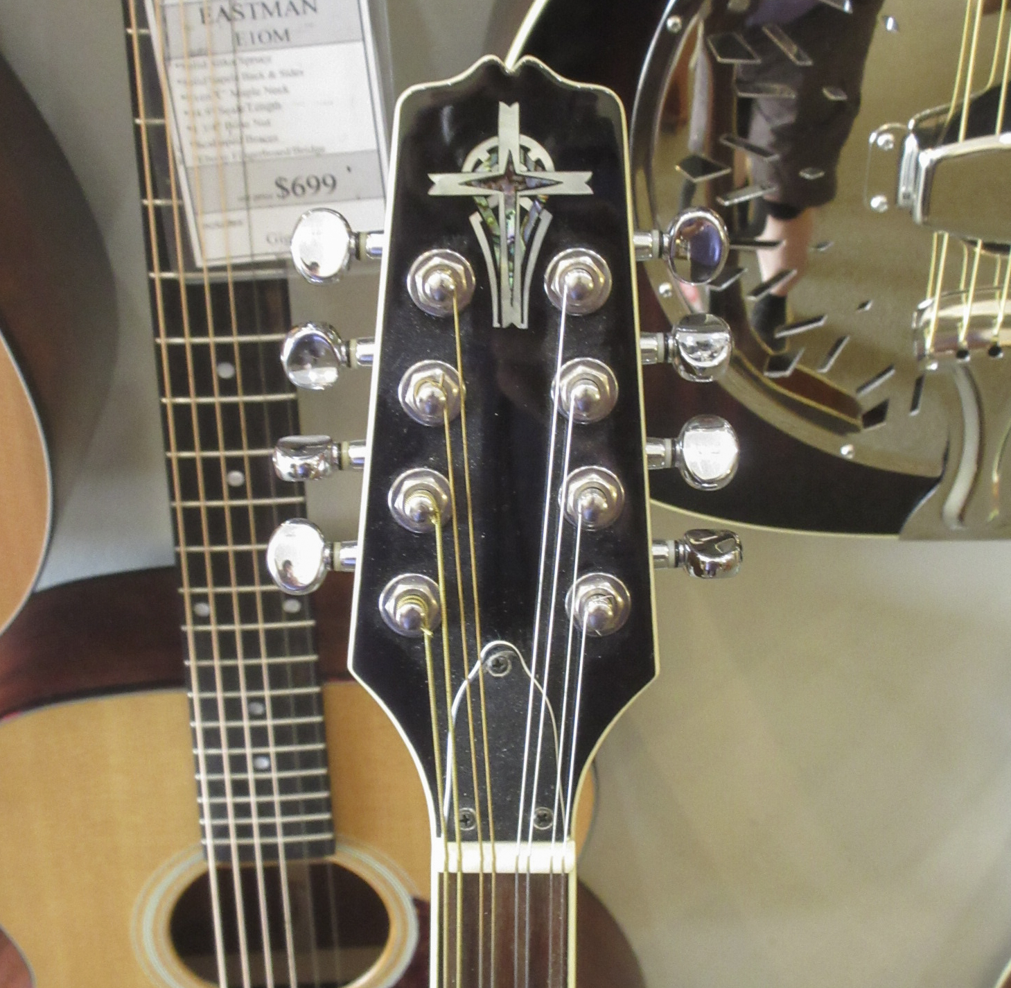 Trinity College TM-375 Standard Irish Bouzouki - Natural Top - Image 7