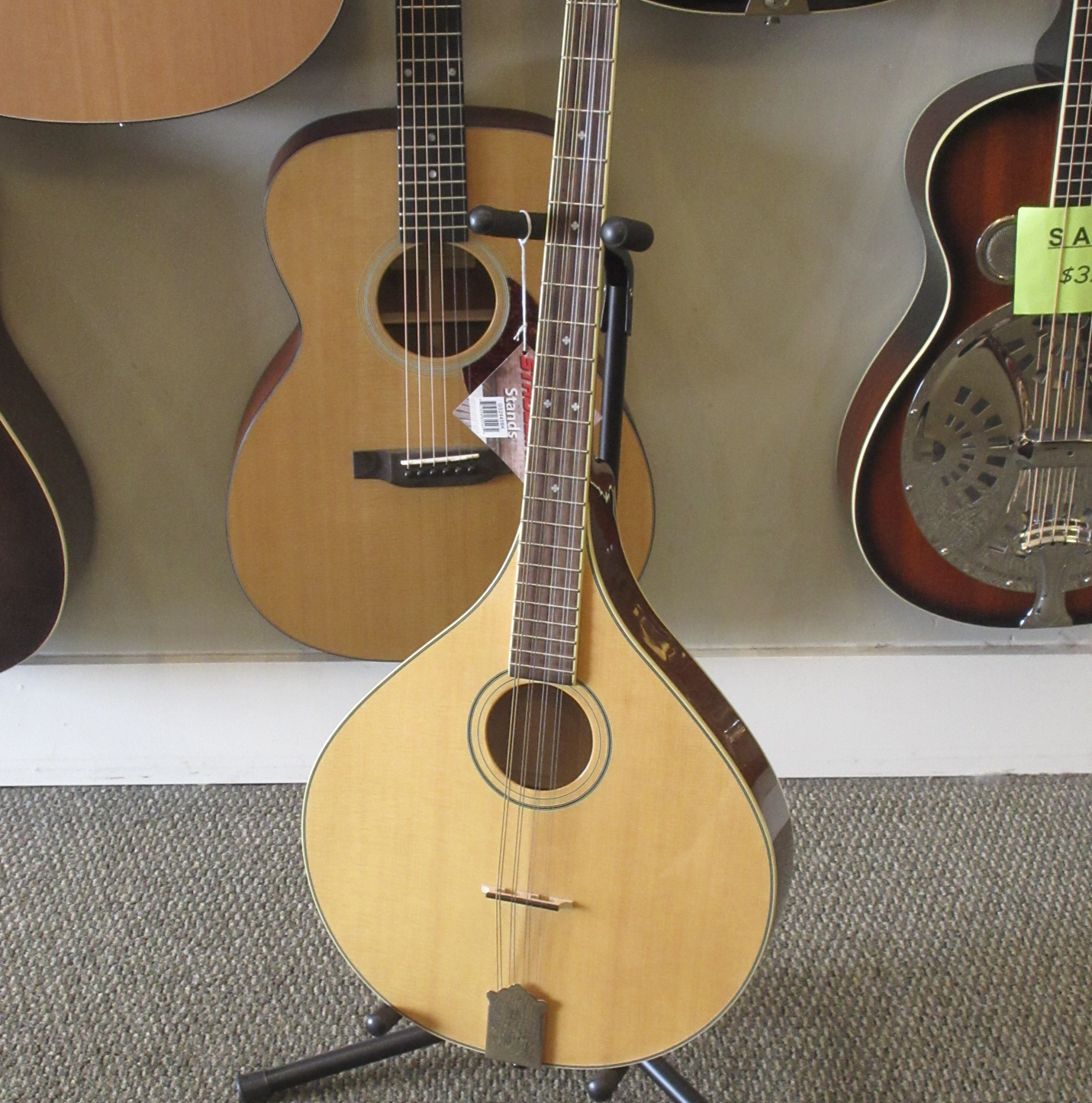 Trinity College TM-375 Standard Irish Bouzouki - Natural Top - Image 6
