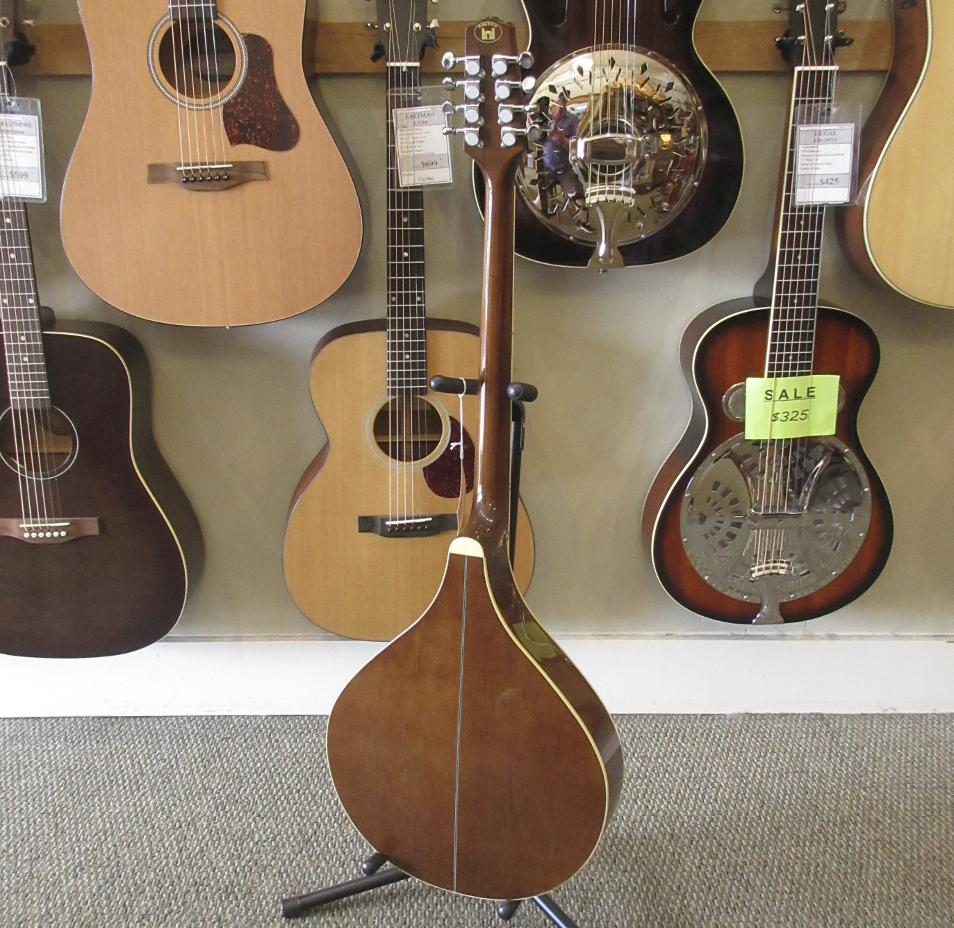 Trinity College TM-375 Standard Irish Bouzouki - Natural Top - Image 9