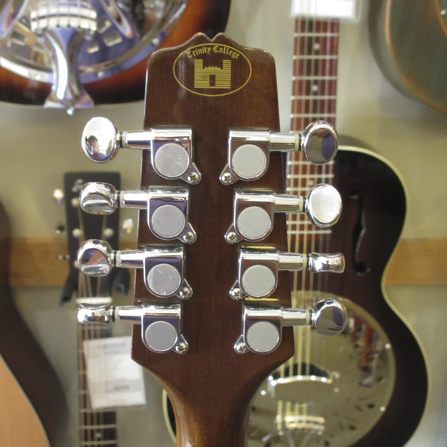 Trinity College TM-375 Standard Irish Bouzouki - Natural Top - Image 12