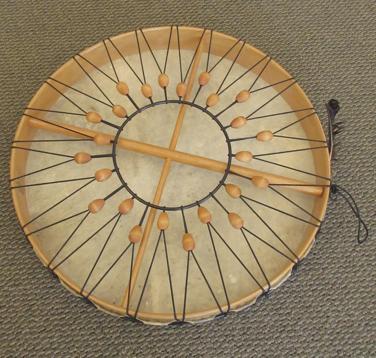 Rhythm Makers - Instruments for Peace - Frame Drum 1996 - Image 3