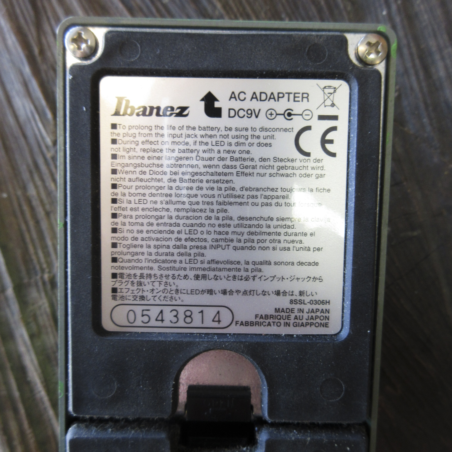 Ibanez TS-9 Tube Screamer Made in Japan Silver Label - Image 5